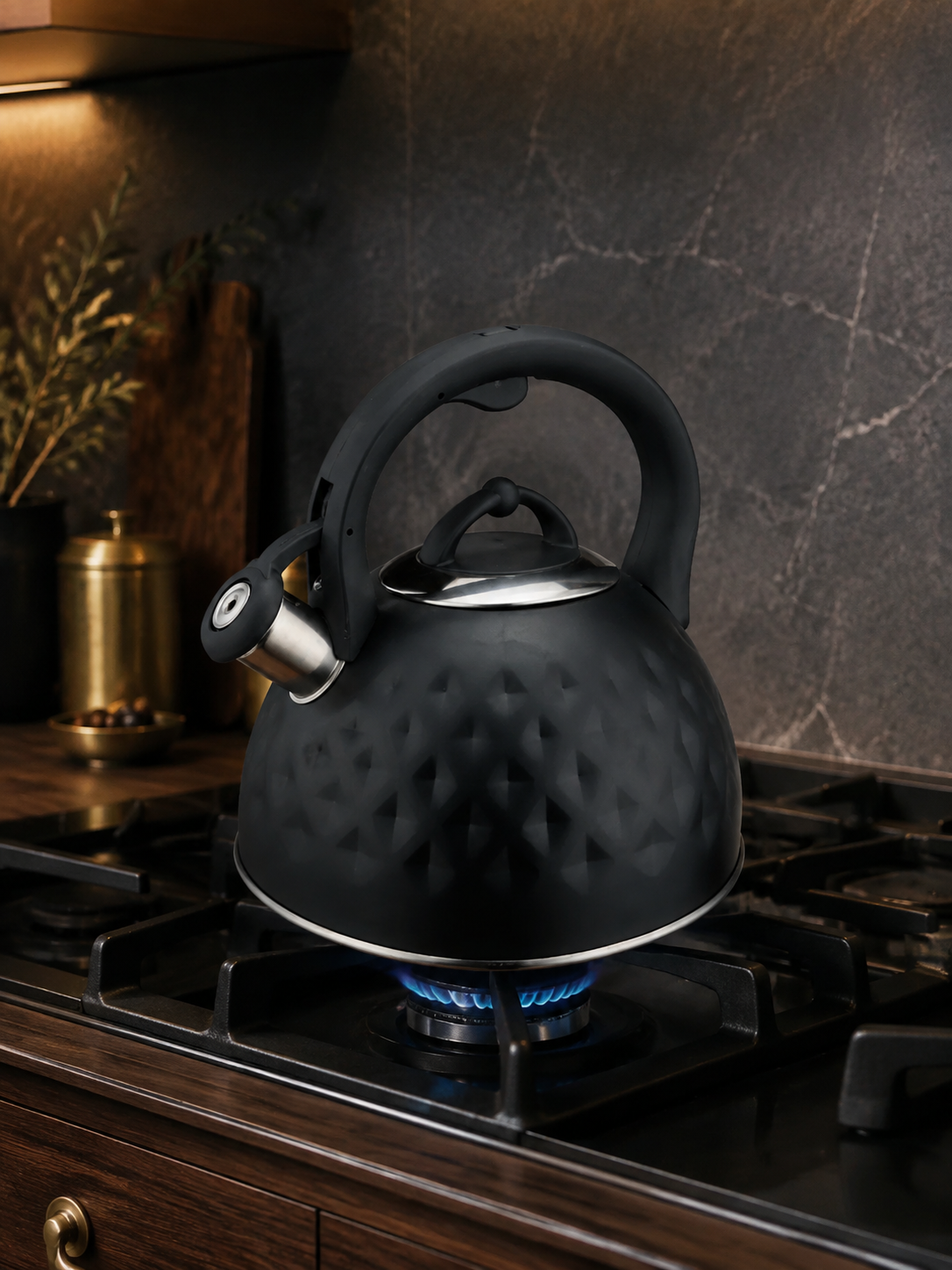 Brock MWK 002 BK La Cuisinette Kettle 2,7L Black/Steel