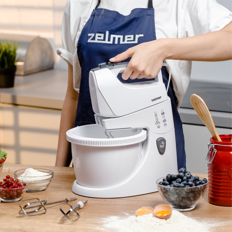 Zelmer ZHM2559 Hand Mixer With Bowl, White