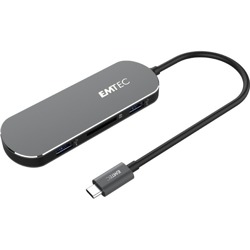 Emtec HUB 6-in-1 Type-C T650C