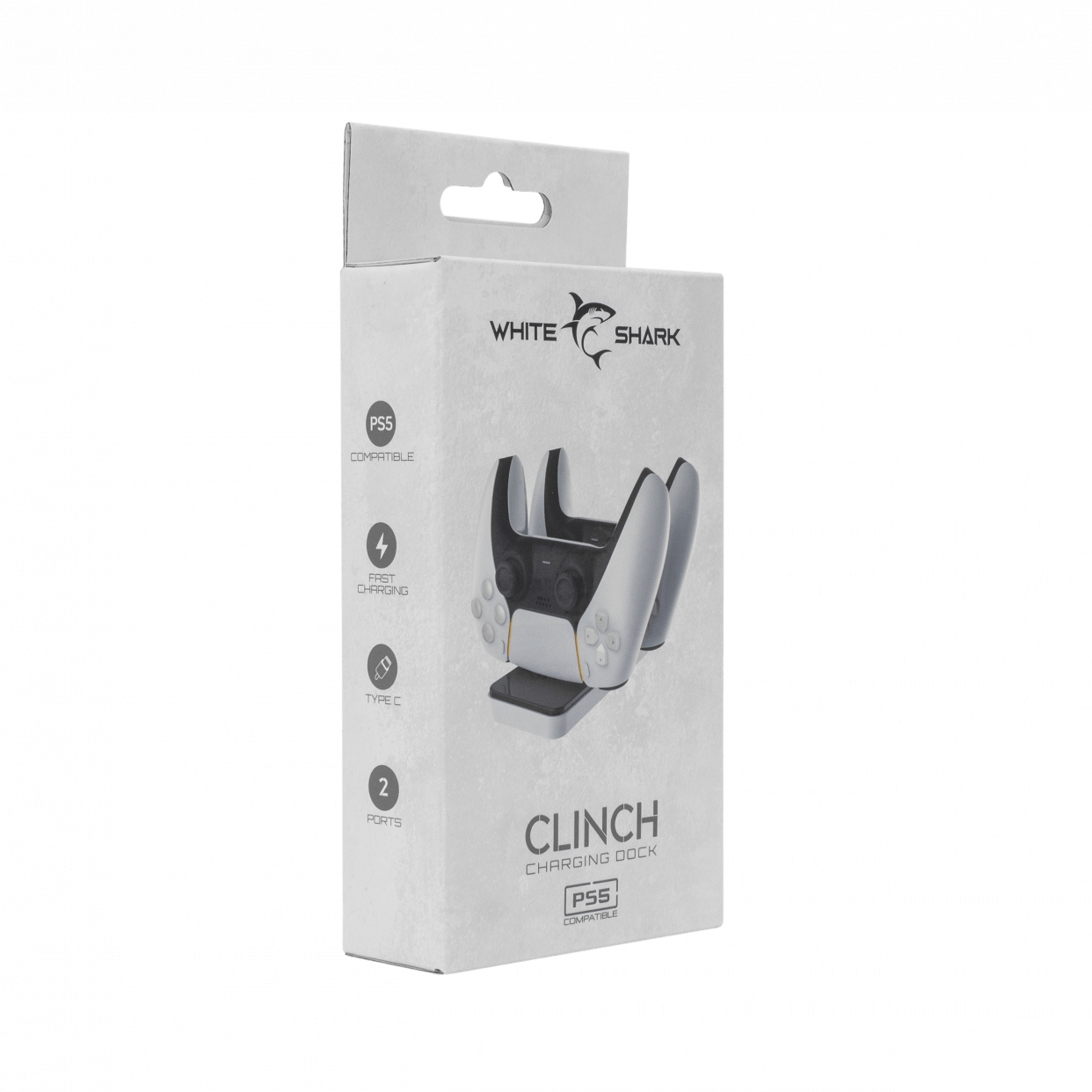 White Shark CLINCH PS5-504 , White/ Black