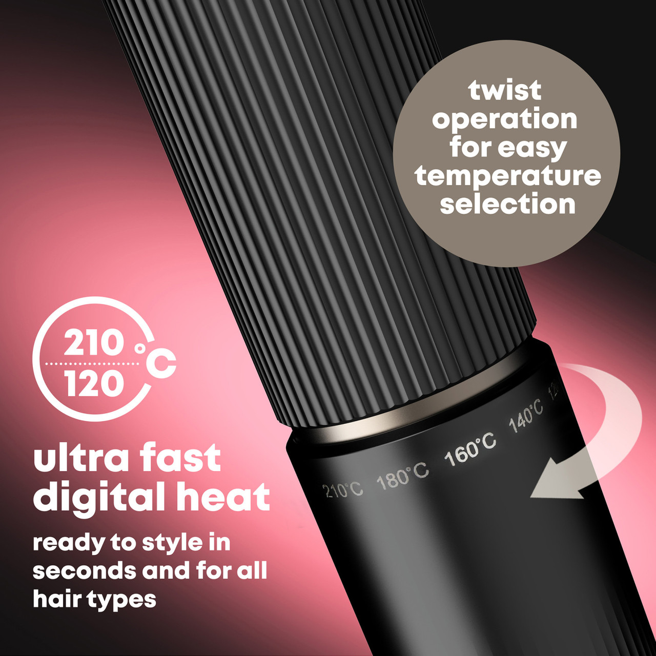 Revamp TO-1250-EU Effortless Curls Long Tong