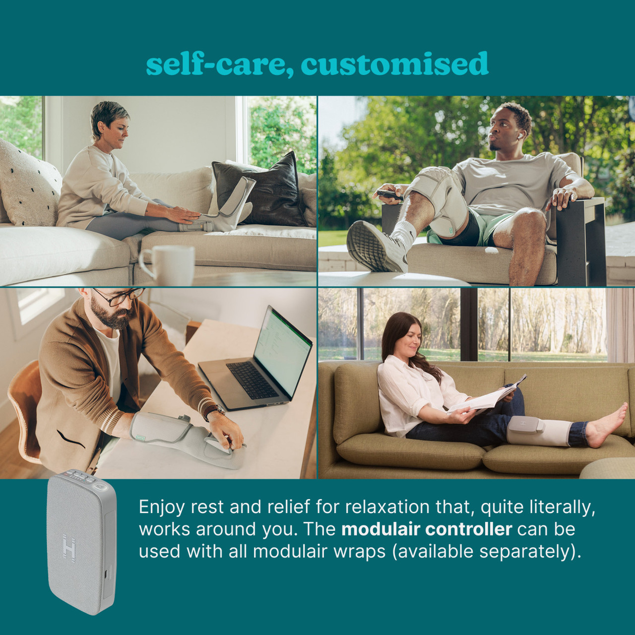 Homedics SR-CMKE10H Modulair Knee Wrap