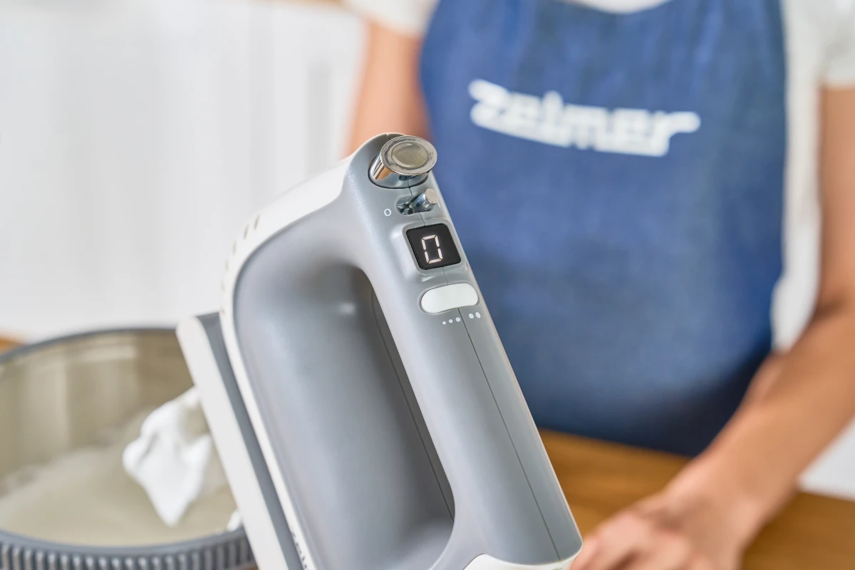 Zelmer ZHM2659 Super Silent Hand Mixer With Bowl, White/Steel