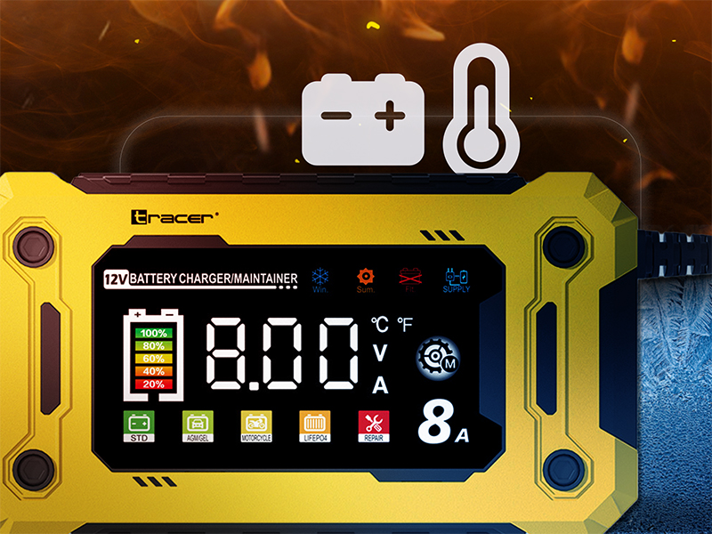 Tracer 47777 DT128 Rectifier 12V 8A Diagnosis & Maintance, Black/Yellow