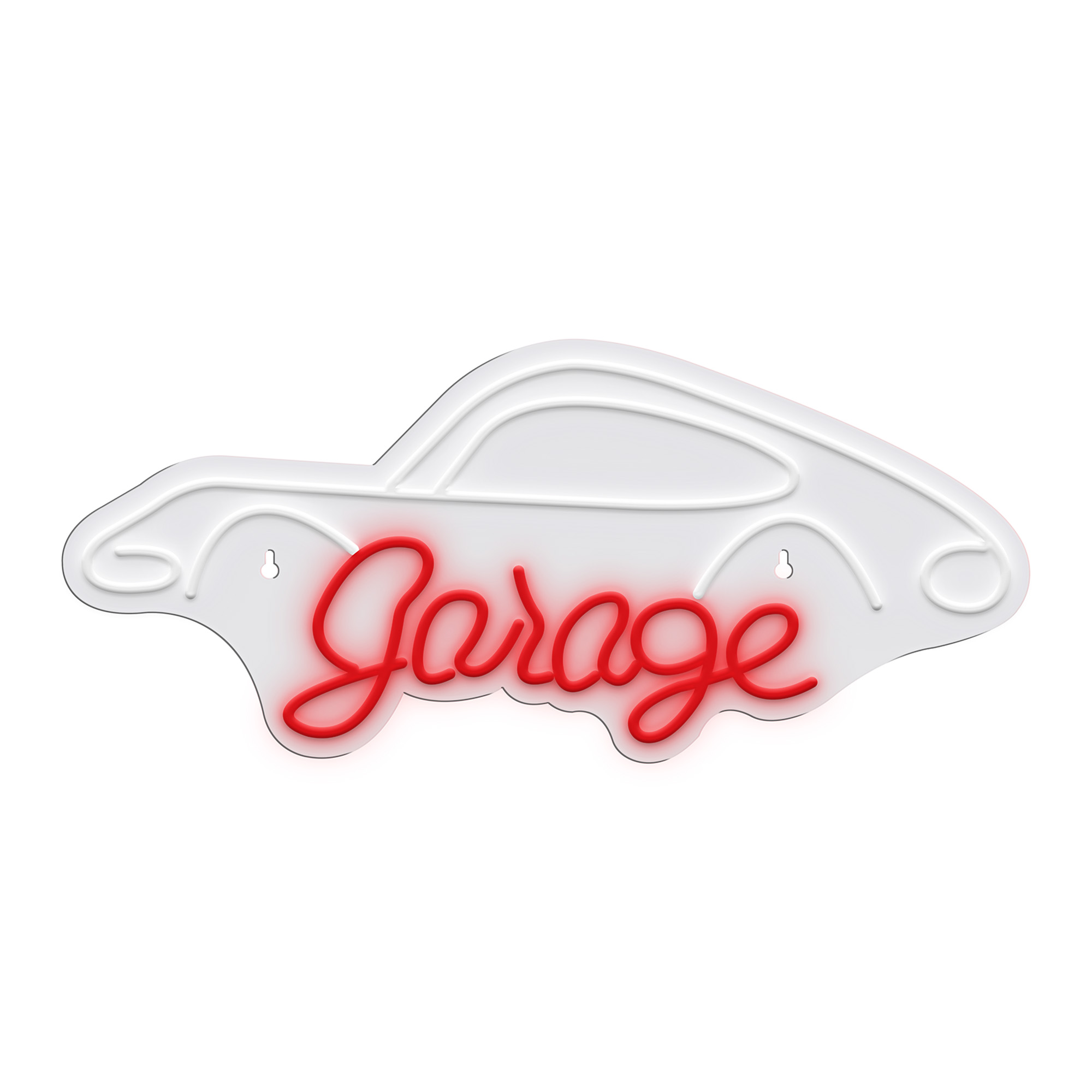 Manta SNL95WH Style Neon Lights Garage white-red