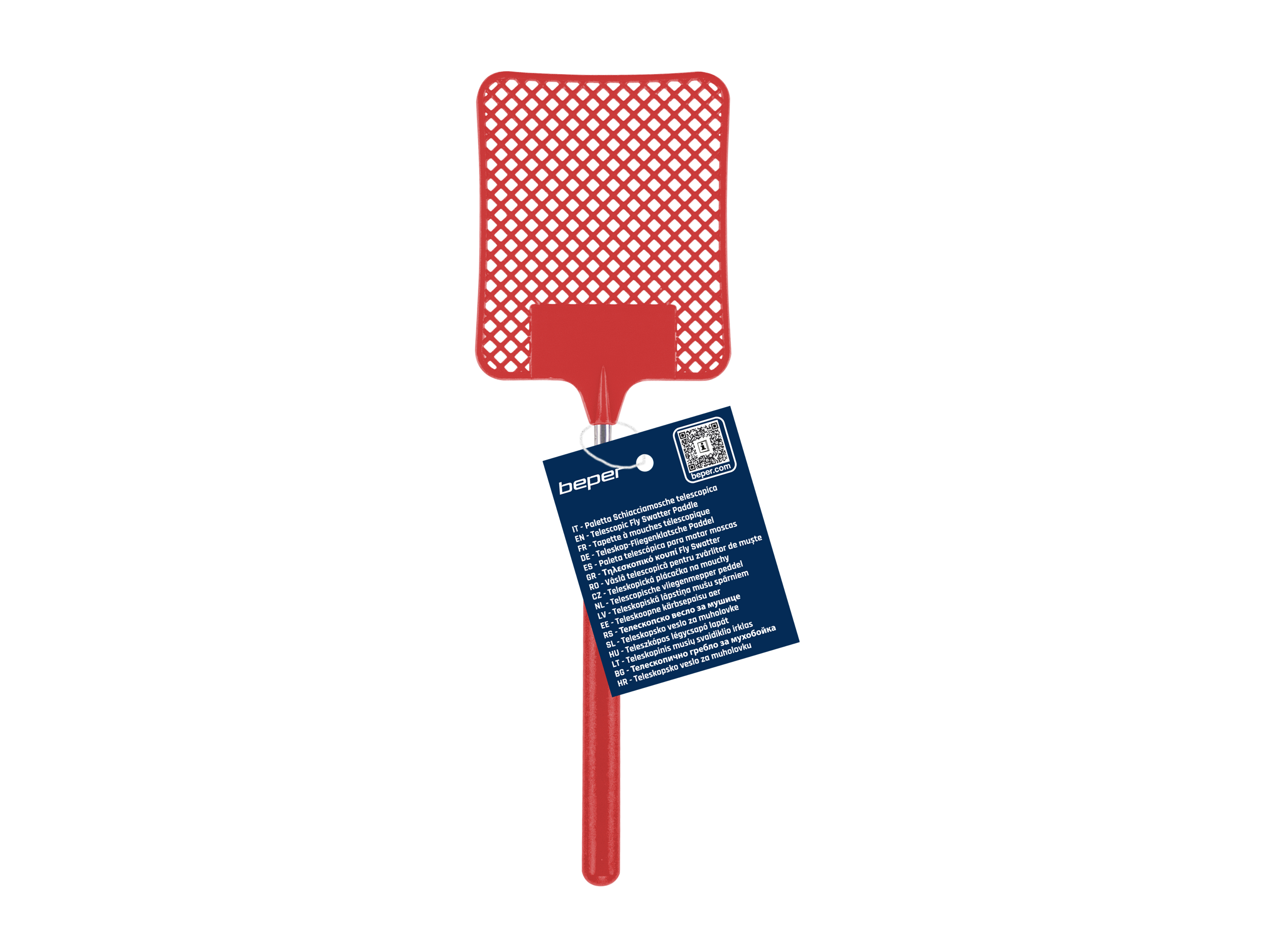 Beper C206UTI020 Telescopic Fly Swatter Paddle