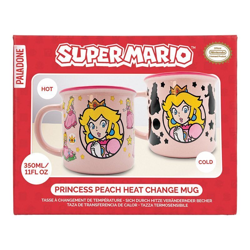 Paladone Super Mario Princess Peach Heat Change Mug