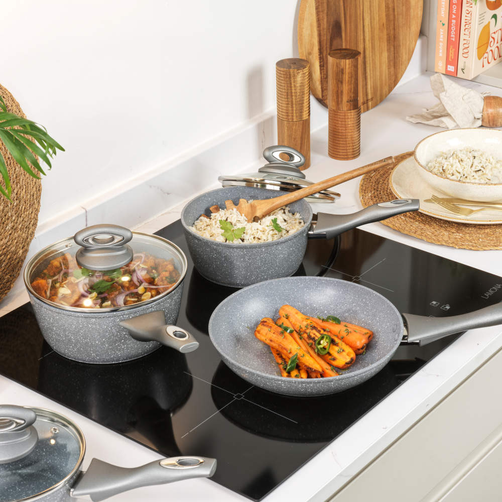 Salter BW04151G1EU7 Timeless Collection Stainless Steel 5 Piece Pan Set