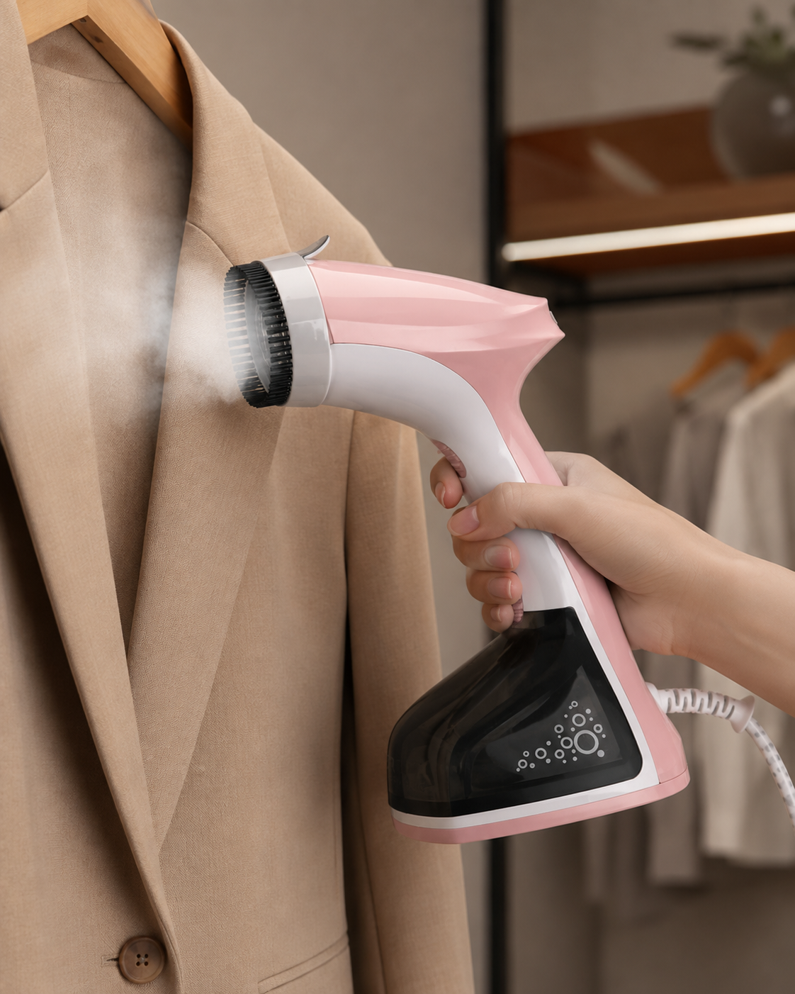Brock PSI 2202 PK Steam Iron 1400-1600W, Pink