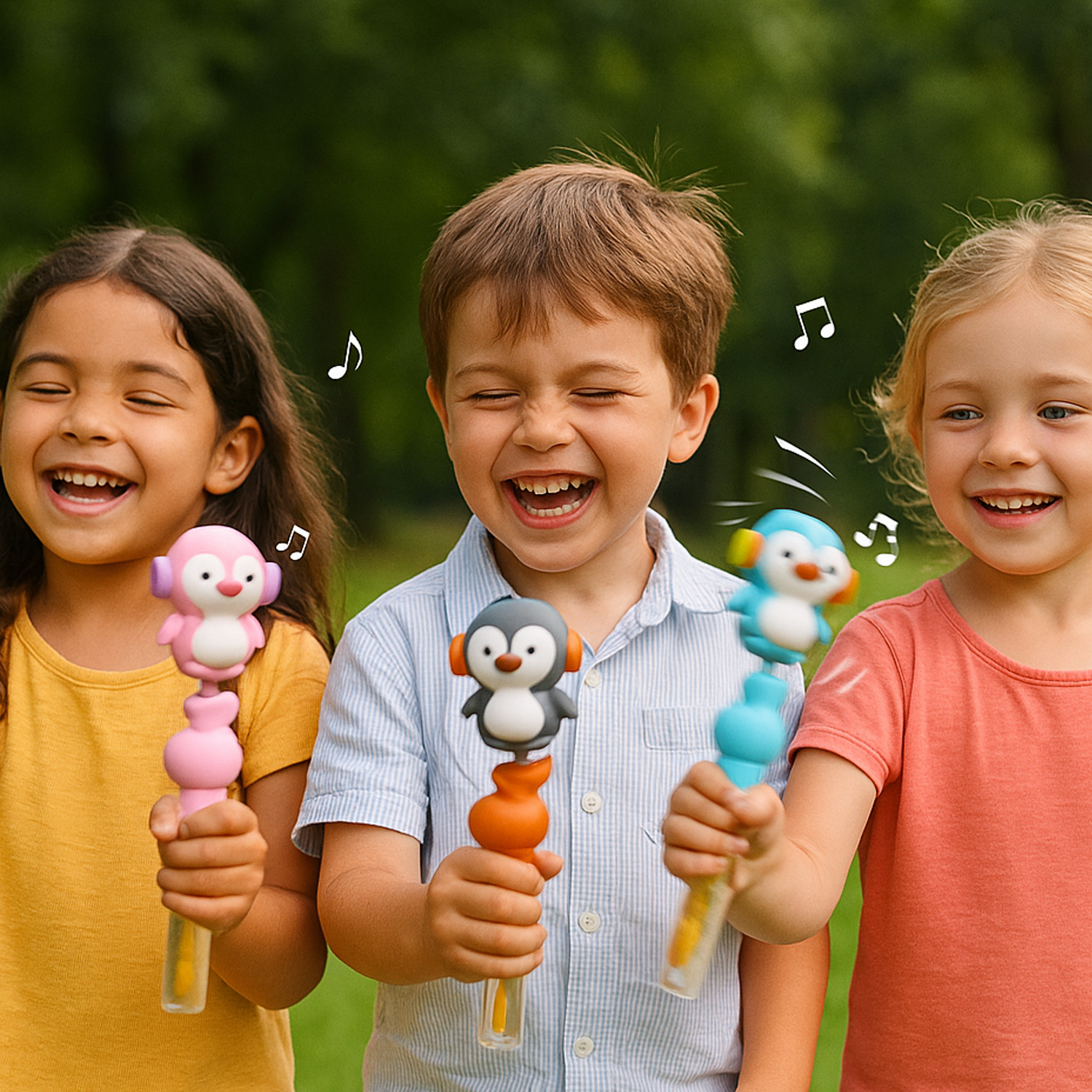 Koala Games G2661 Penguin Bubble Blower With Musical Cap (Random Color)