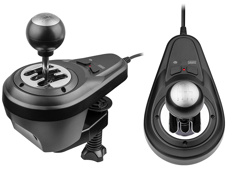 Tracer 47345 Steering Wheel SimRacer Manual Gearbox 6 in 1, Black