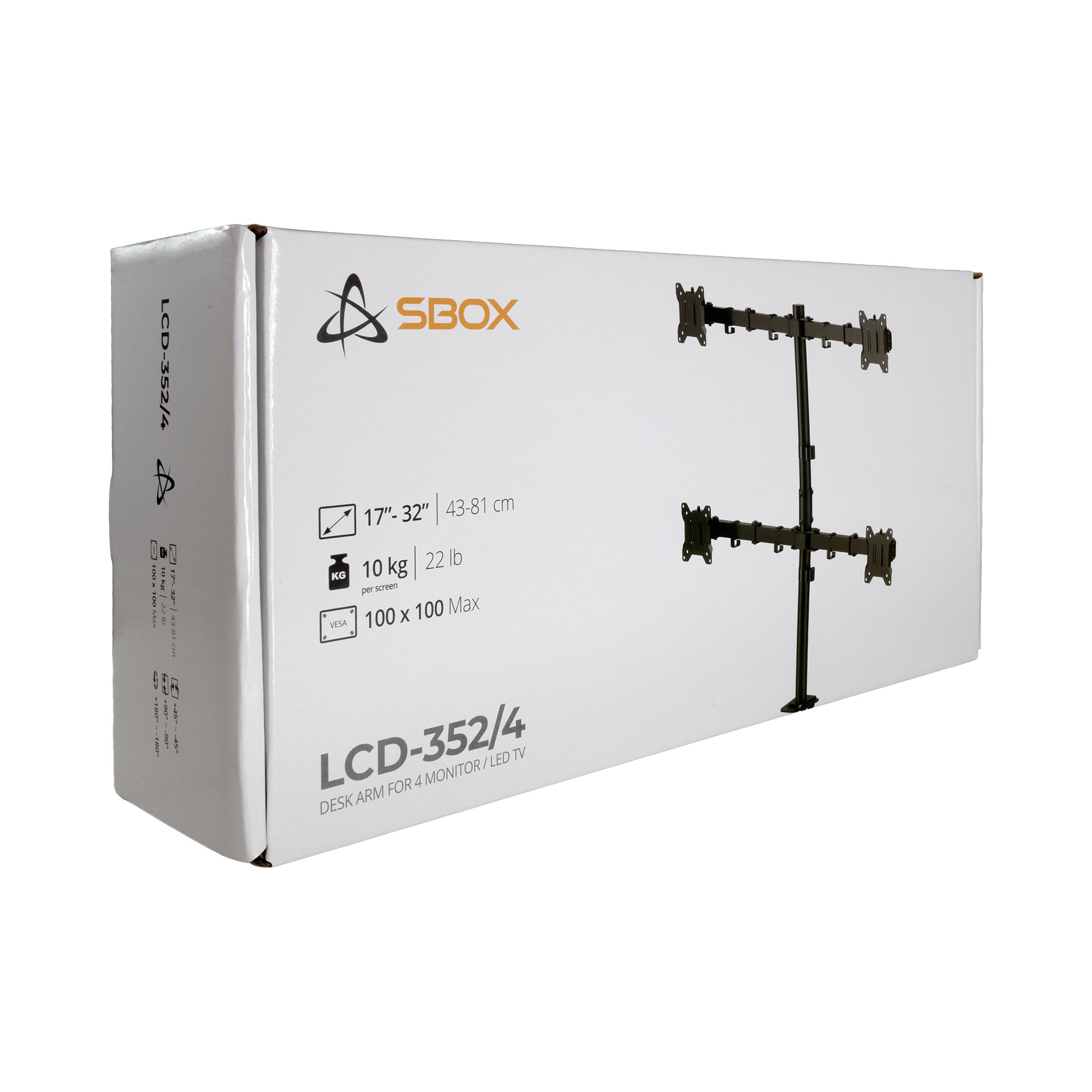 Sbox LCD-352/4-3 (17-32/4x10kg/100x100)