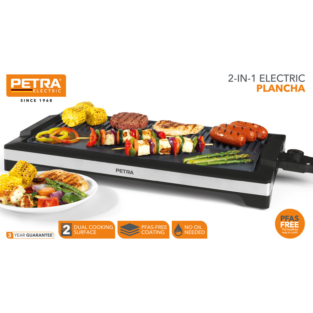 Petra PT6244VDE 2-in-1 Electric Plancha