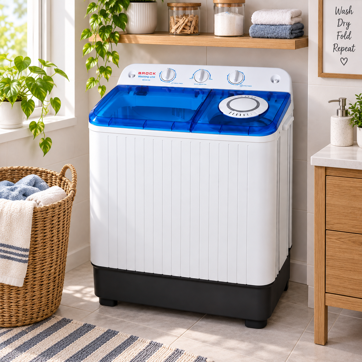 Brock WM 7502 WH, White