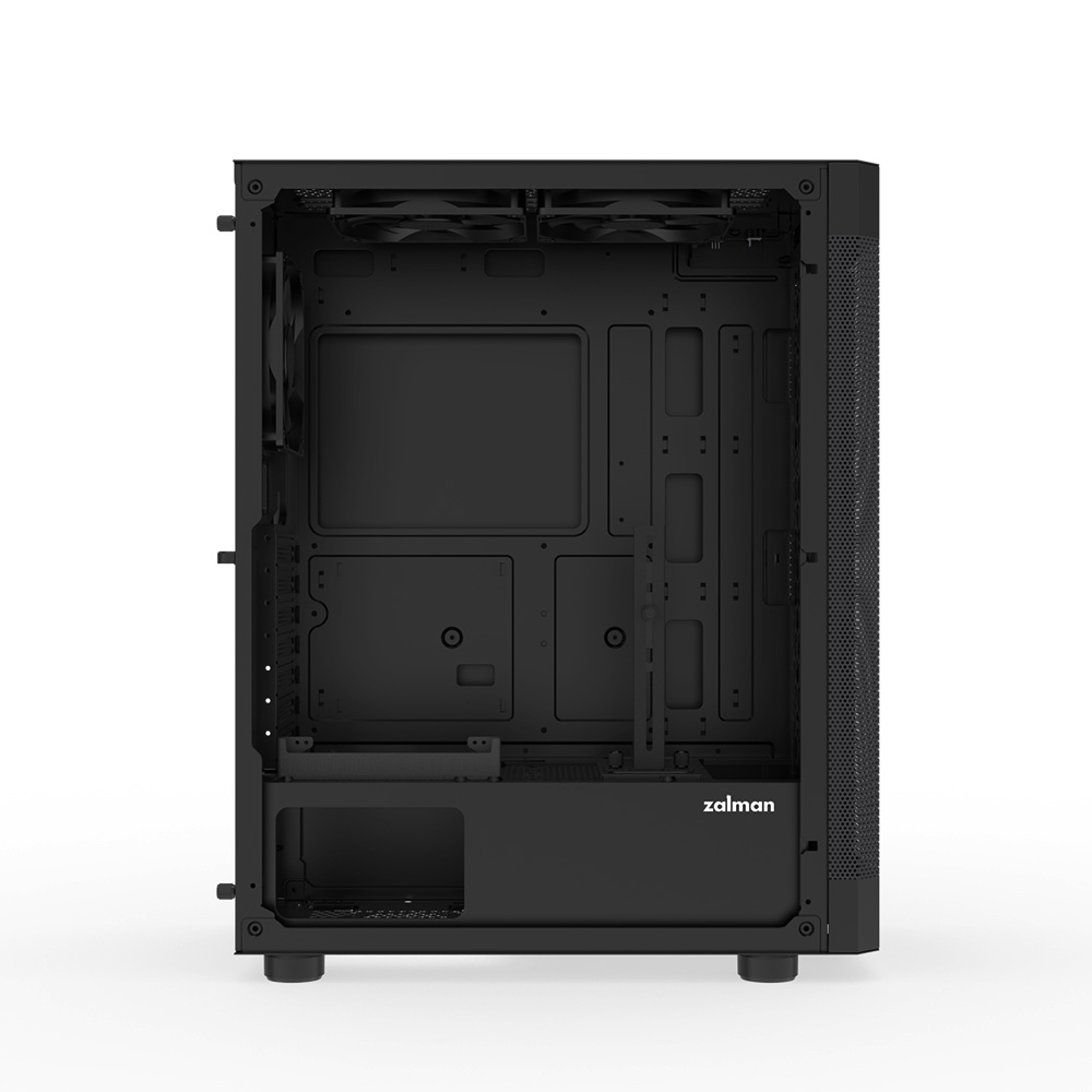 Zalman I4,ATX  Mid Tower PC Case, Mesh, 6 x 120mm Fans, Black