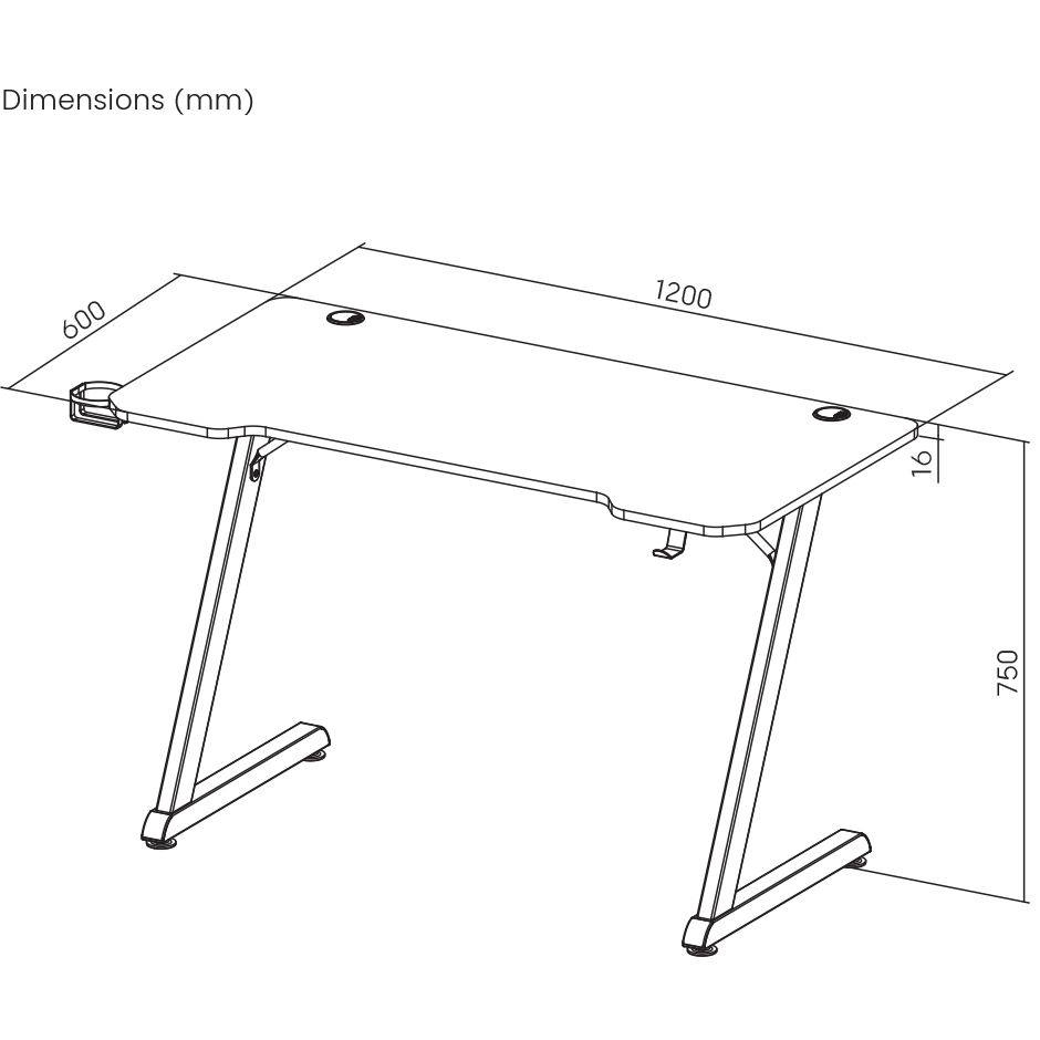 White Shark HELIX Gaming Desk