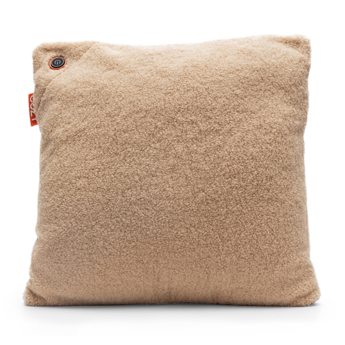 Bodi-Tek BT-CSHT2-W-LC-PB10 COZY Heated Comfort Cushion 45 x 45cm, Light Chocolate