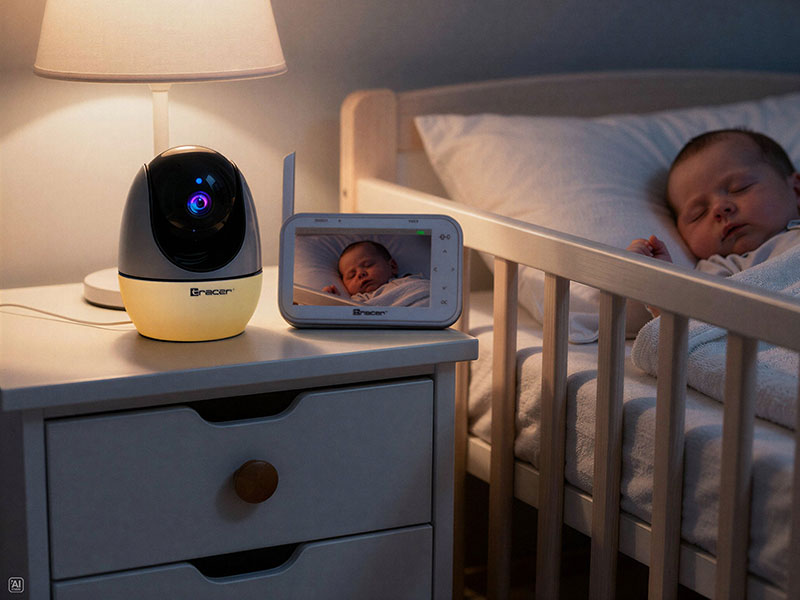 Tracer 47933 Senko 360 Baby Cam, Black/White/Yellow