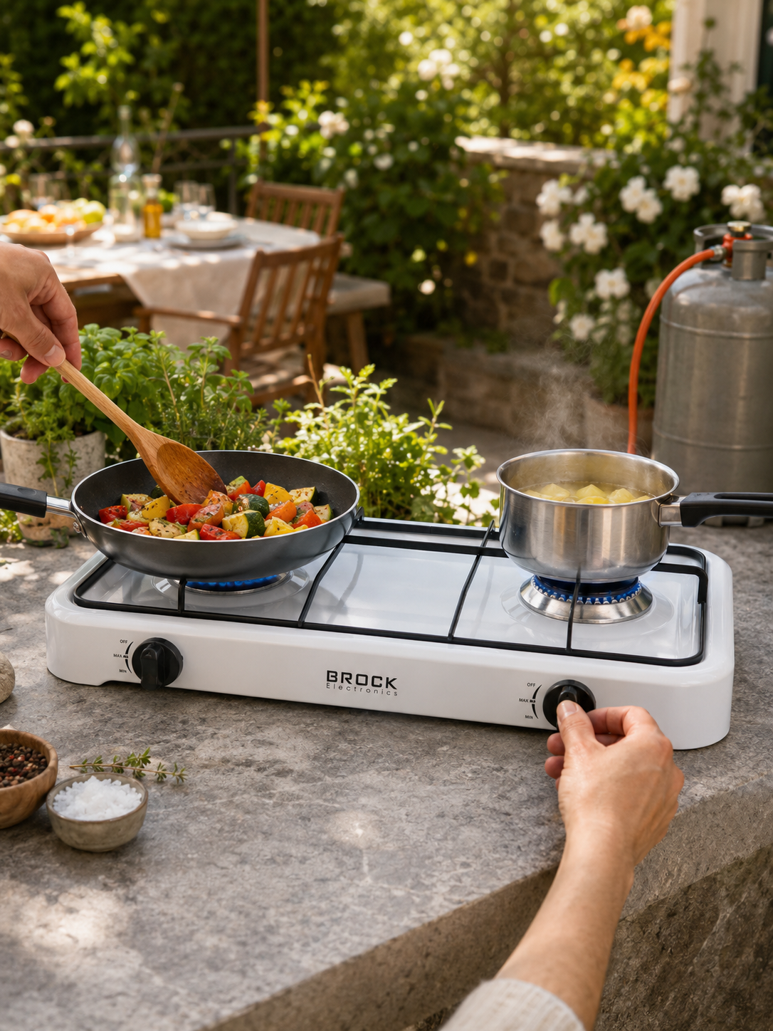 Brock GS 002 W Gas Stove