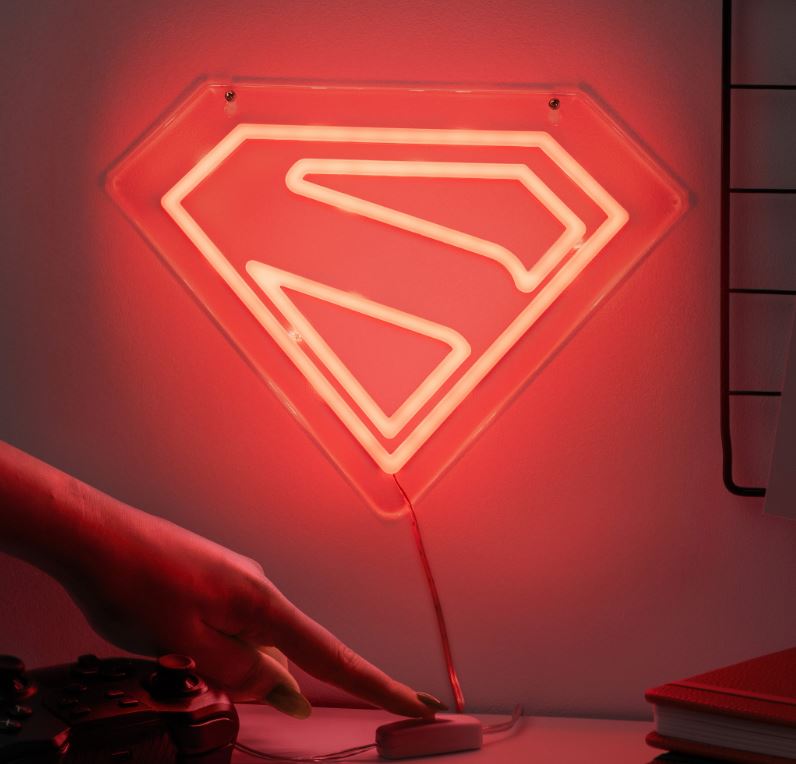 Paladone Marvel Superman Wall Mountable LED Neon Light