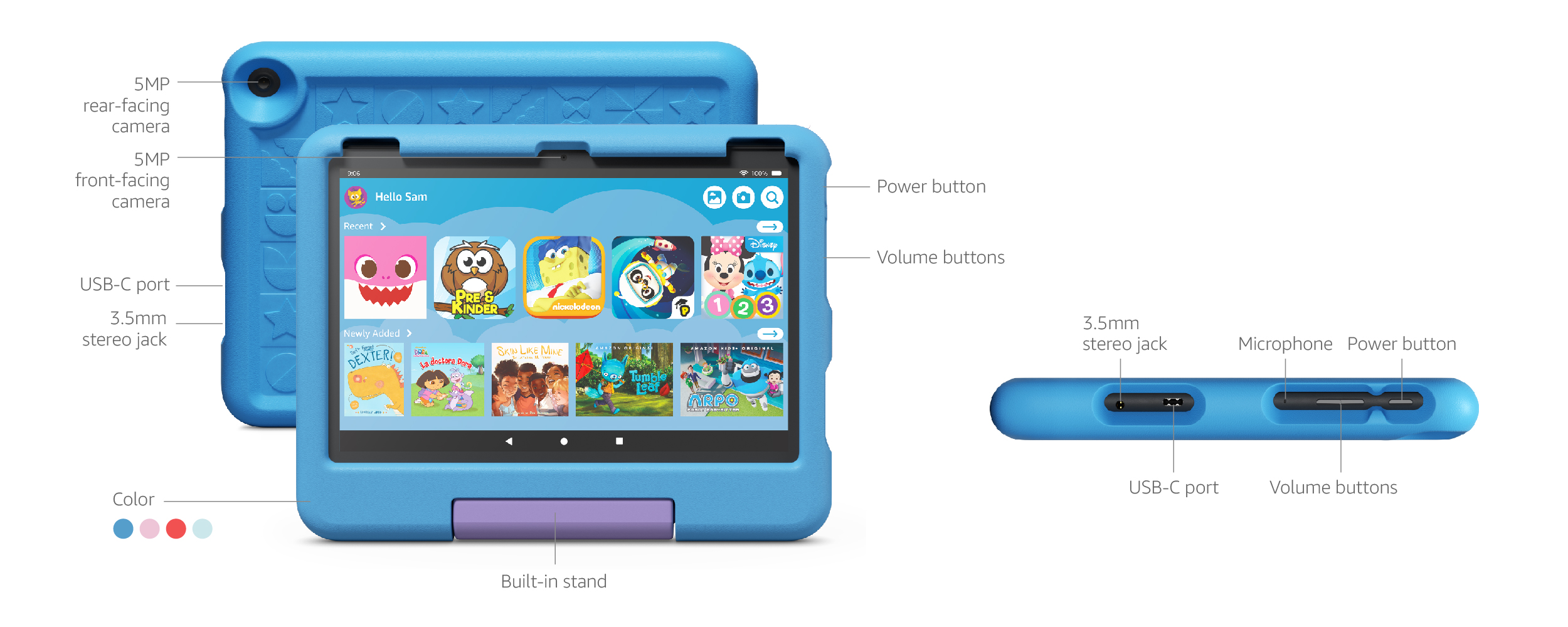 Amazon Fire HD10 Kids 13 Gen 32GB 10,1 Blue