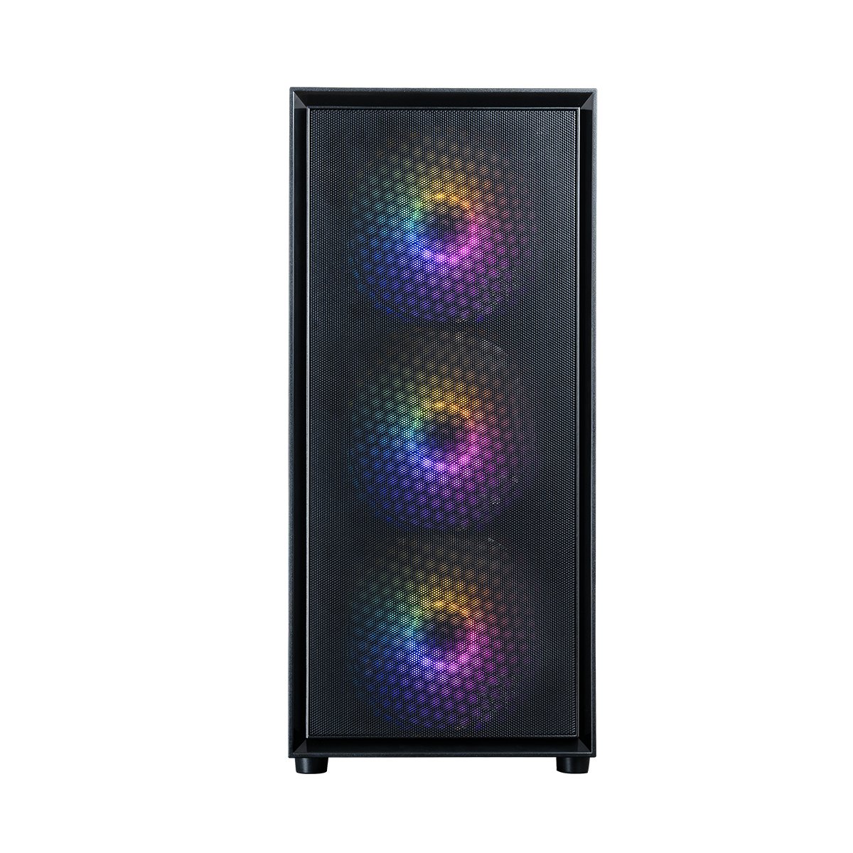 Zalman S6, ATX Mid Tower PC Case, 3 x 140mm FRGB Fans, 1 x 120mm FRGB Fans, Black