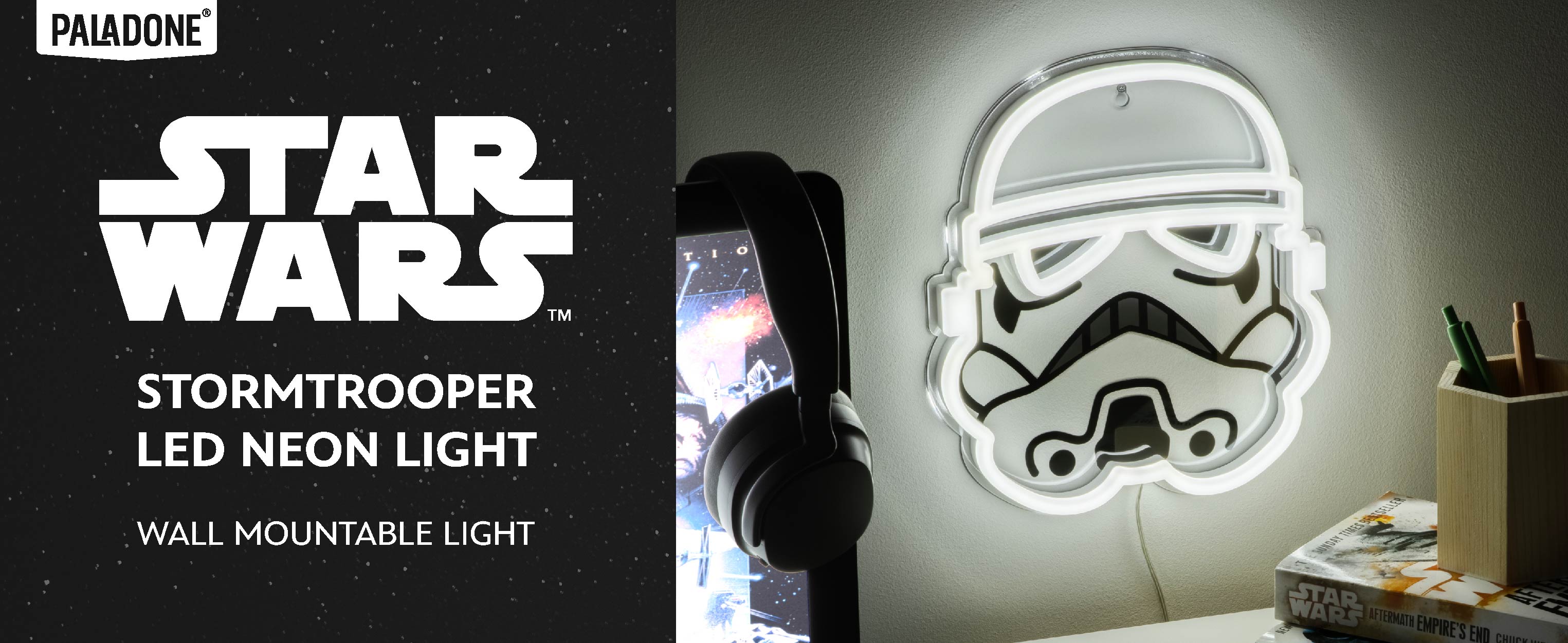Paladone Star Wars Stormtrooper Wall Mountable LED Neon Light