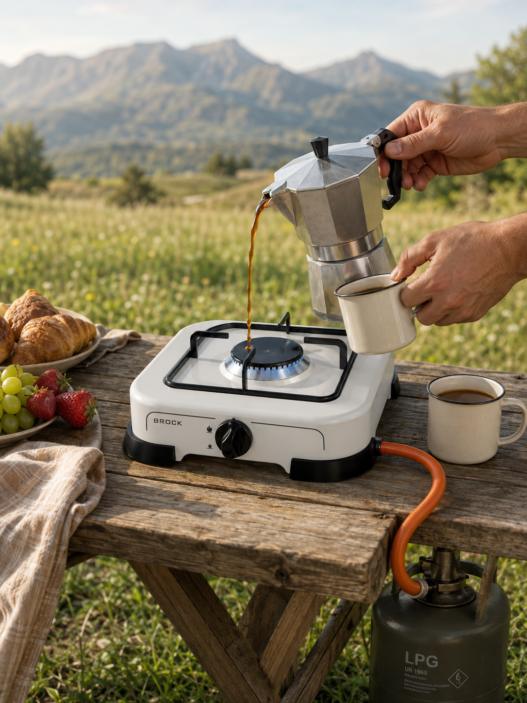 Brock GS 001 W Gas Stove