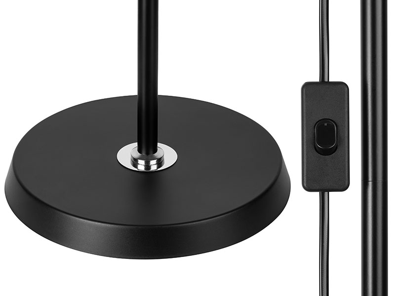 Tracer 47347 Lucia Floor Lamp, Black