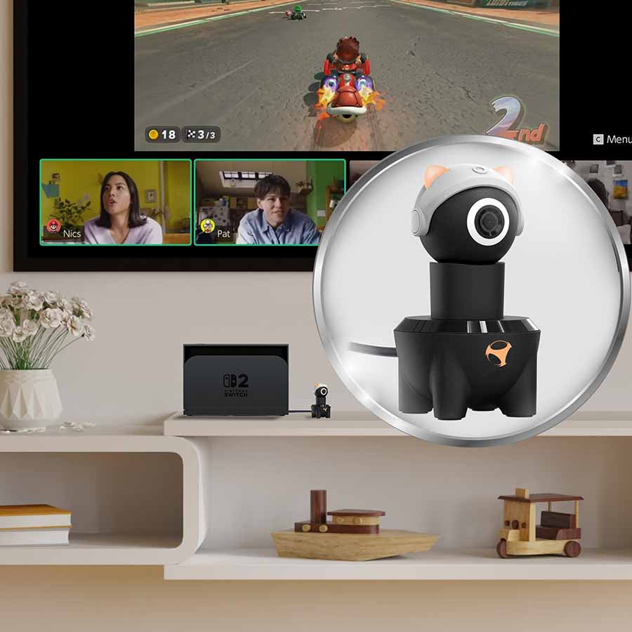 Subsonic Playcam 1080 2in1 HD Mini Camera For Nintendo Switch 2 Red