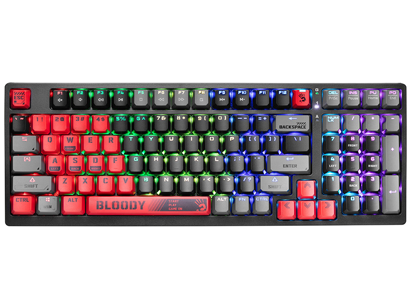 A4Tech 47388 Bloody S98 USB, Black/Red/Grey With RGB