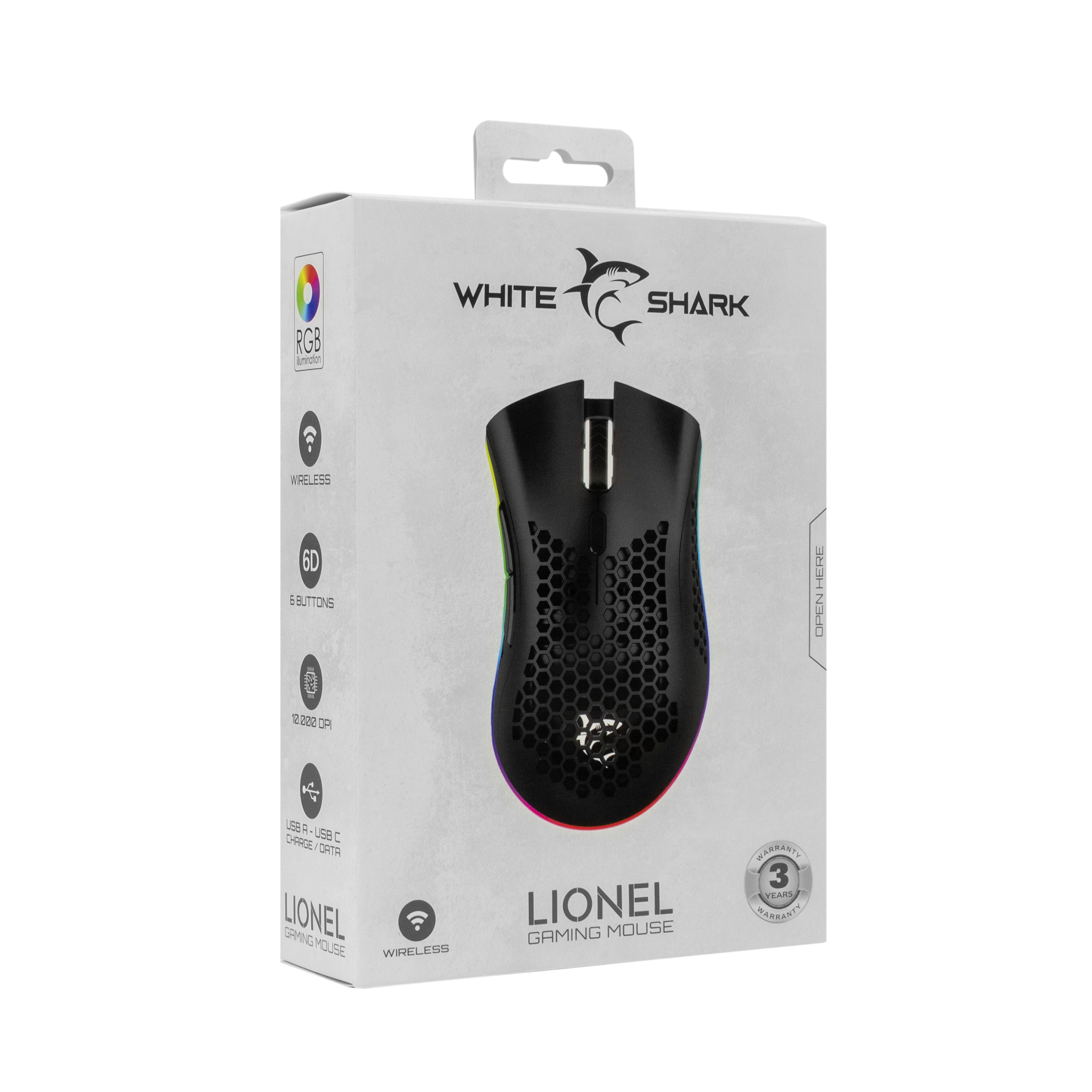 White Shark LIONEL WGM-5012, Black