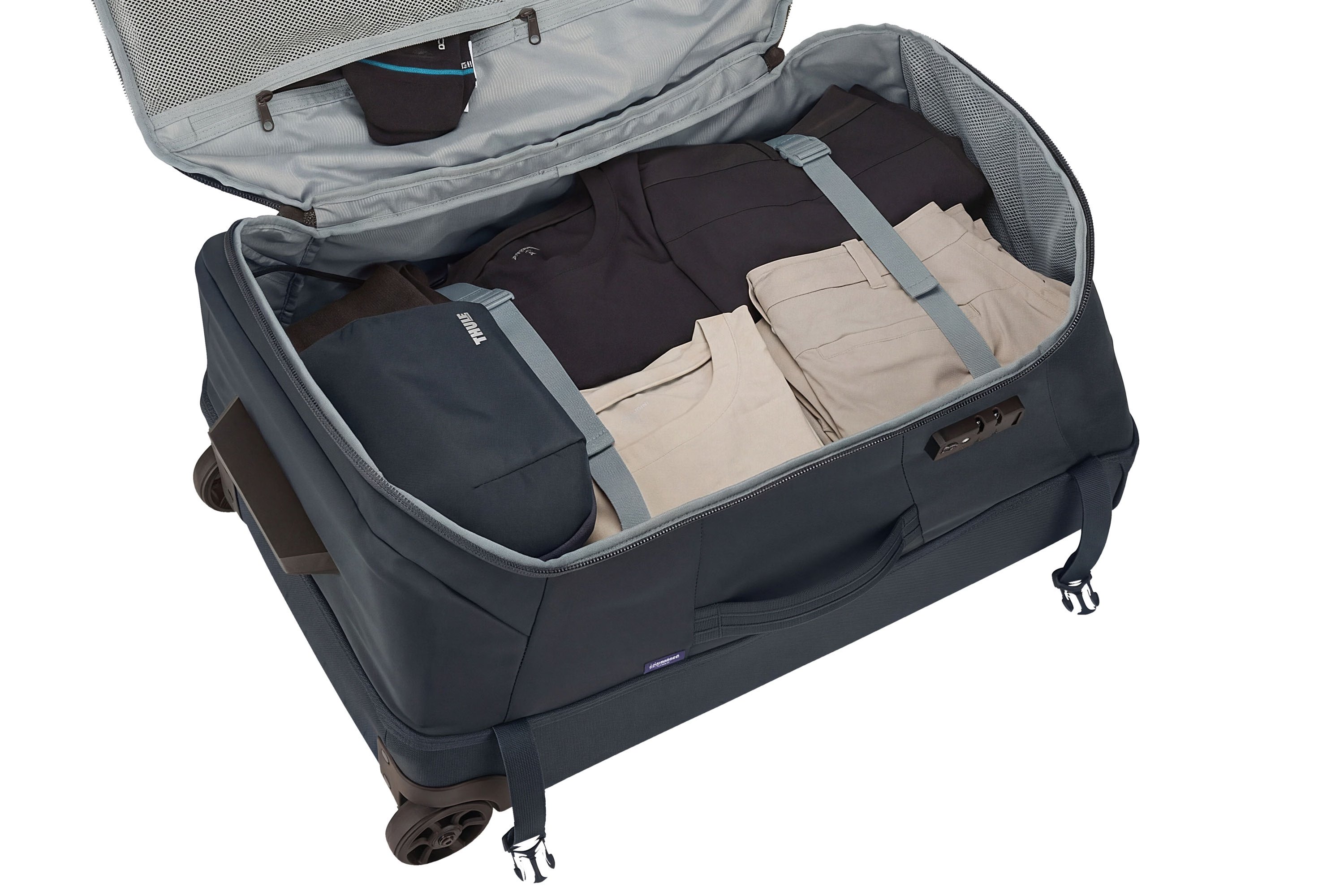 Thule 5613 EnRoute Check-In Wheeled Duffel Darkest Blue