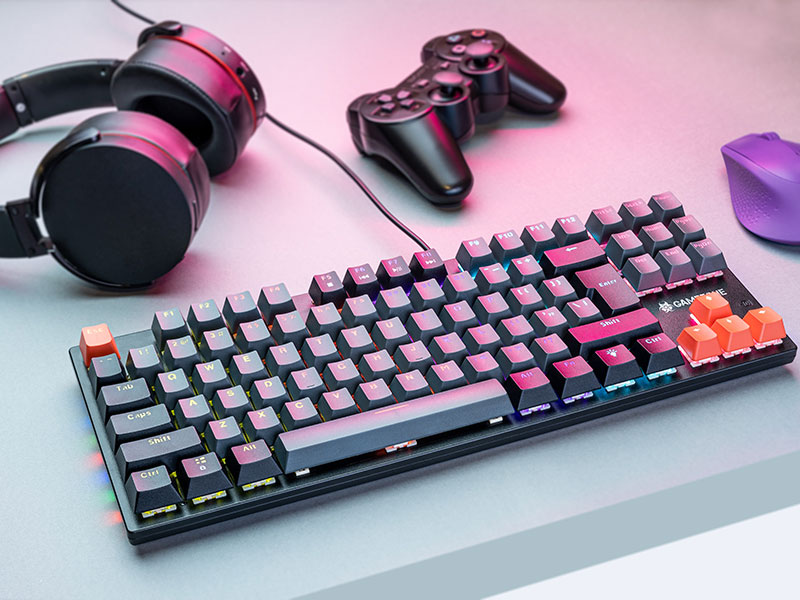 Tracer 47373 Gamezone Strike 87 Mechanical Keyboard, Black/Grey