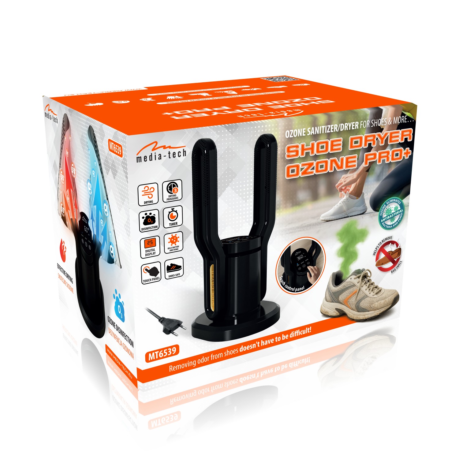 Media-Tech MT6539 Shoe Dryer Ozone Pro+