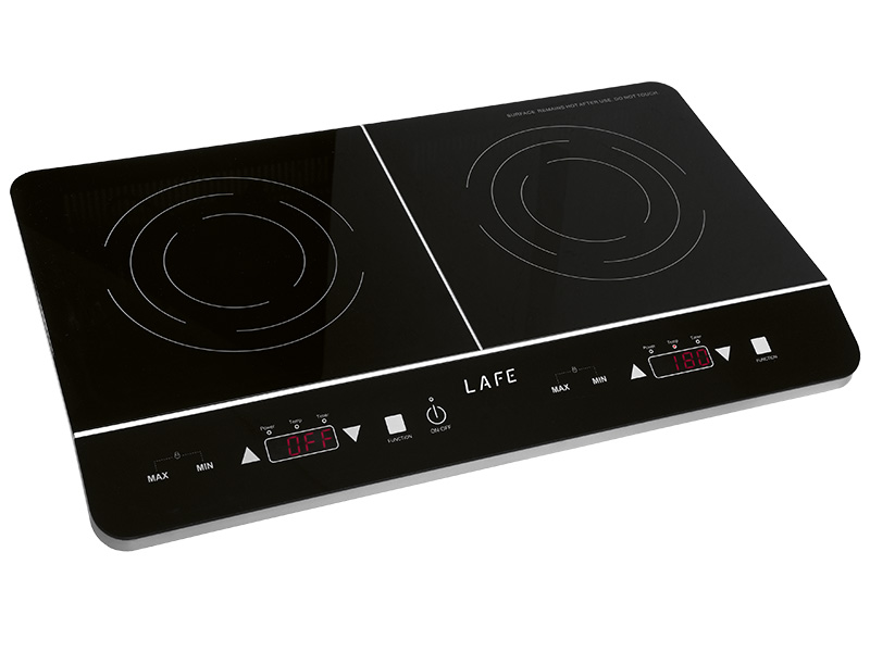 Lafe 46380 Portable Induction Cooker CIY 002 Double Plate, Black