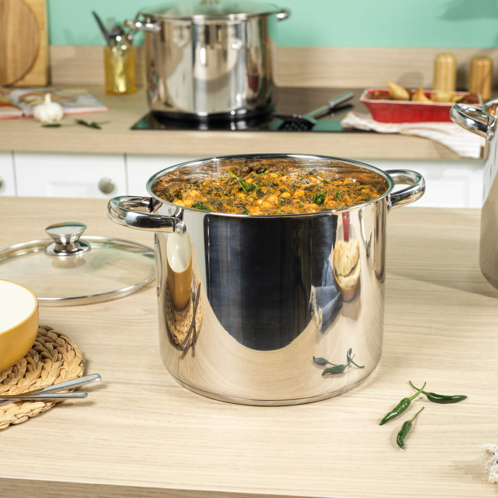 Russell Hobbs RH03800EU7 Classic Collection 24cm 9L Stockpot, Stainless Steel
