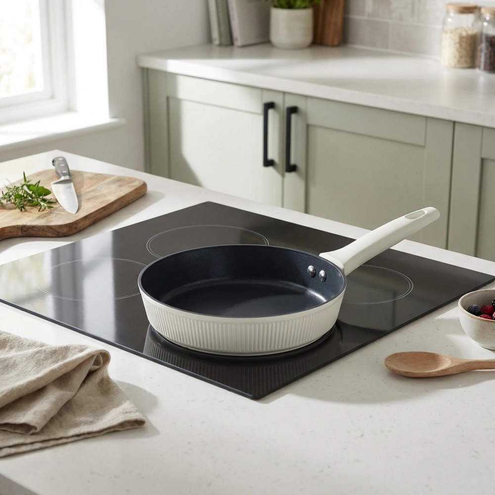 Russell Hobbs RH03861C Cote 24 cm Fry Pan, Cream