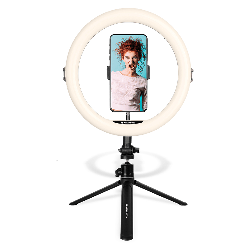 AgfaPhoto ARL11 Ring Light + Tripod