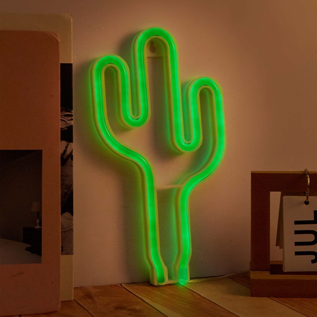 Manta SNL74GN Style Neon Lights CACTUS green