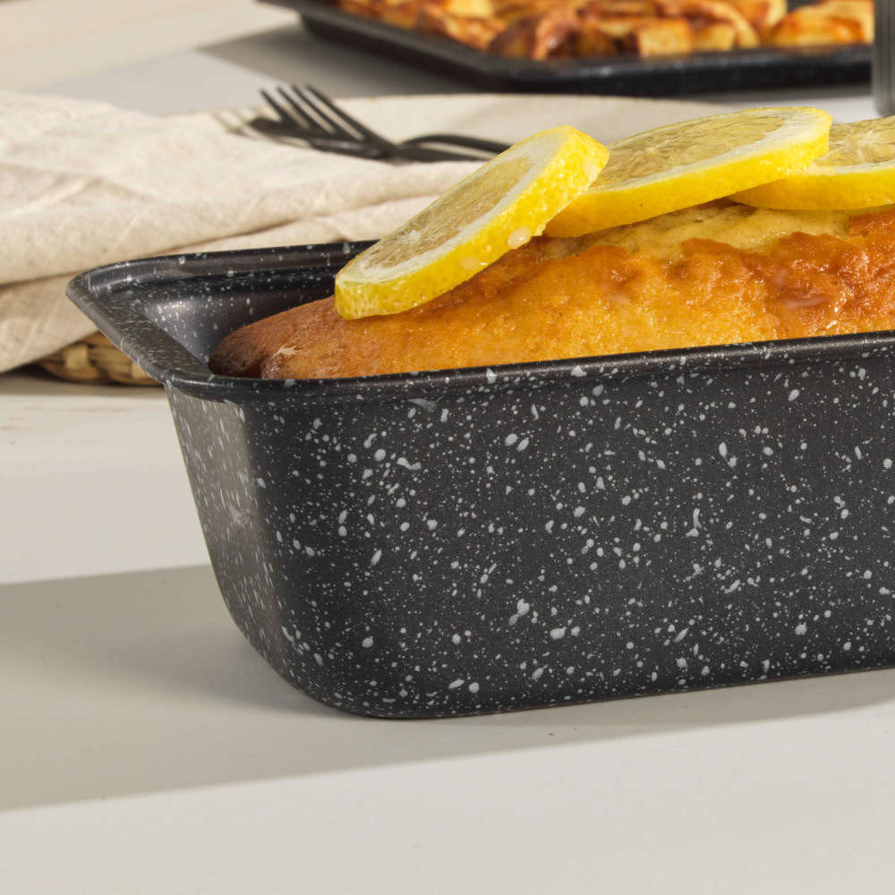 Salter BW070371EU7 Marblestone  27cm Loaf Pan, Silver