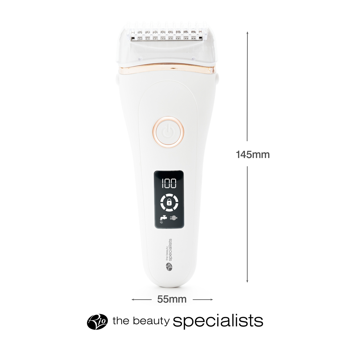 Rio SHLD-EU/1.2 Go Smooth Vet & Dry Lady Shaver, White