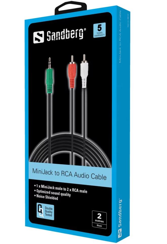 Sandberg MiniJack 3,5 mm / 3,5 mm Cable - 2m