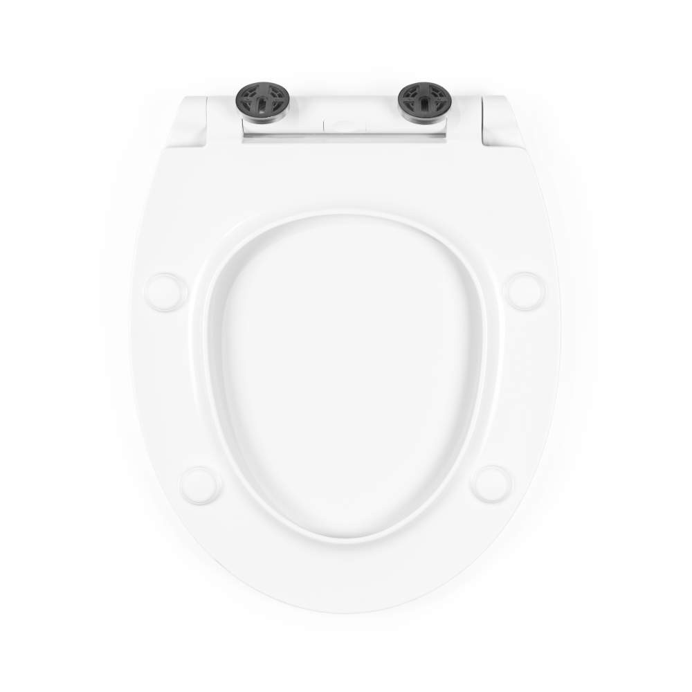 Beldray LA00000201WPEU7 Anti-bac Ultra-Slim Toilet Seat, White