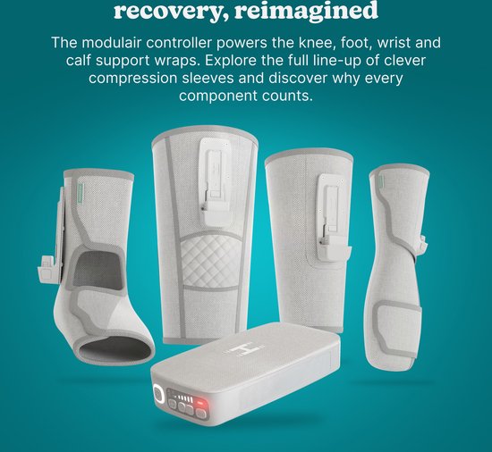 Homedics SR-CMXKE10HBND  Modulair Compression System Knee Wrap + Controller