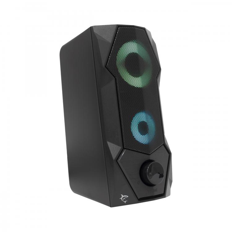 White Shark FLOW GSP-634 2.0, Black With RGB