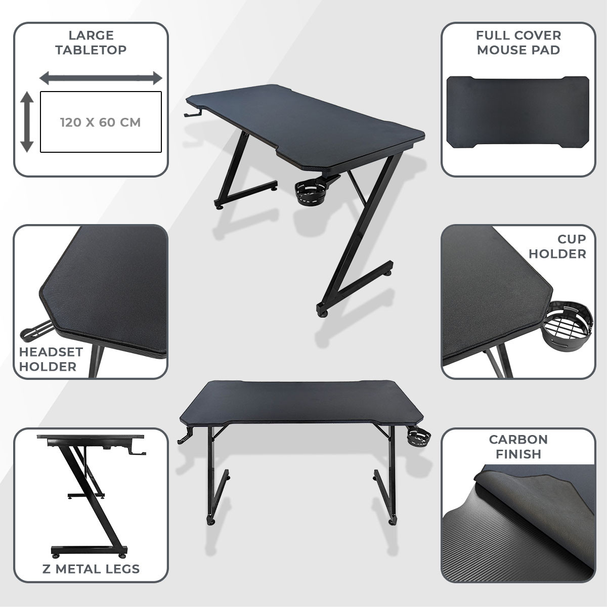 Subsonic Gaming Desk Batman