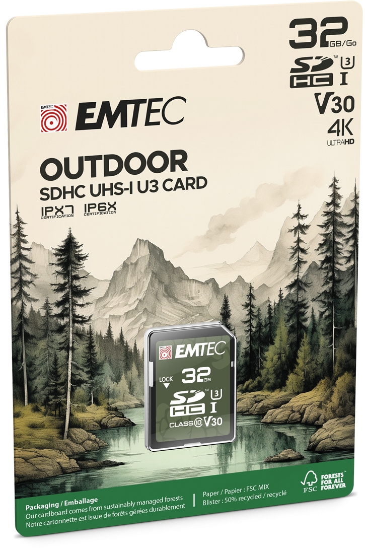 Emtec SDHC 32GB UHS-I U3 V30 Outdoor