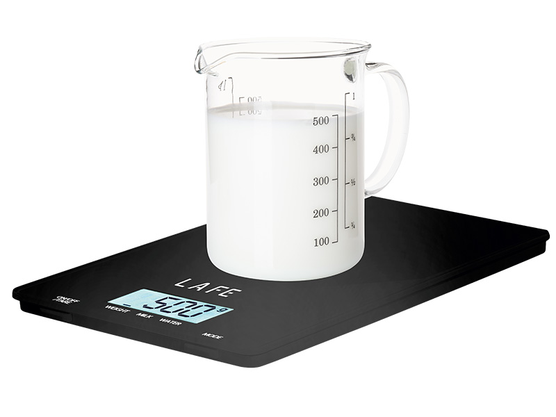Lafe 44594 Electronic kitchen scale WKS001.1, Black