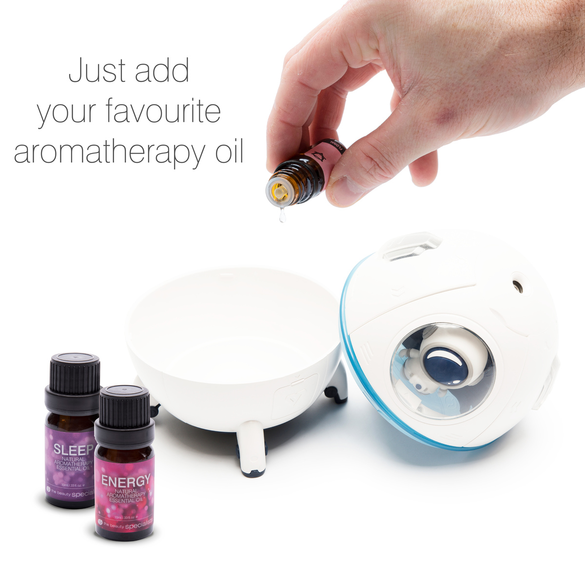 Rio DHSE-EU/1,2 Spaceship Explorer Difuser, Humidifier & Night Light